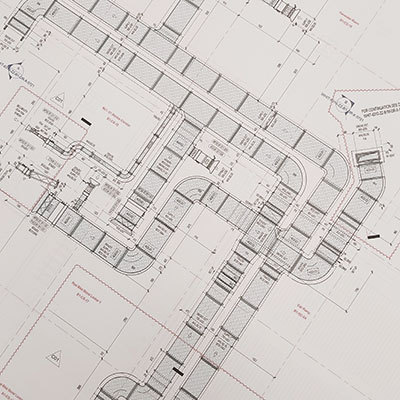 Engineers checking ductwork integrity